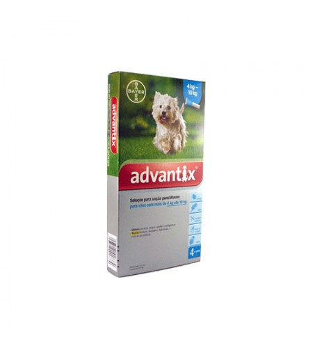 ADVANTIX 100 (4-10KG, 4 PIPETAS)